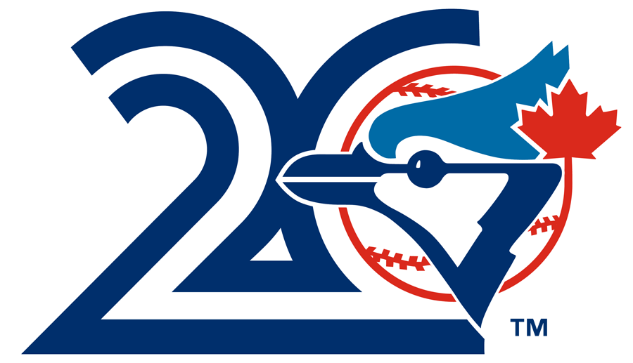 Toronto Blue Jays 1996 Anniversary Logo vinyl decal